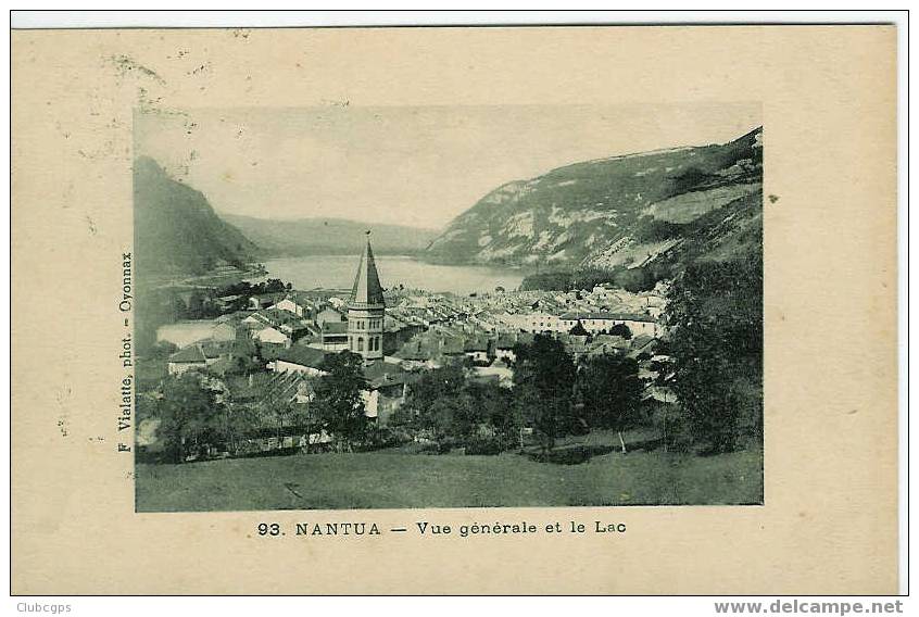 01_4 Nantua Vue Générale Et Le Lac - Nantua