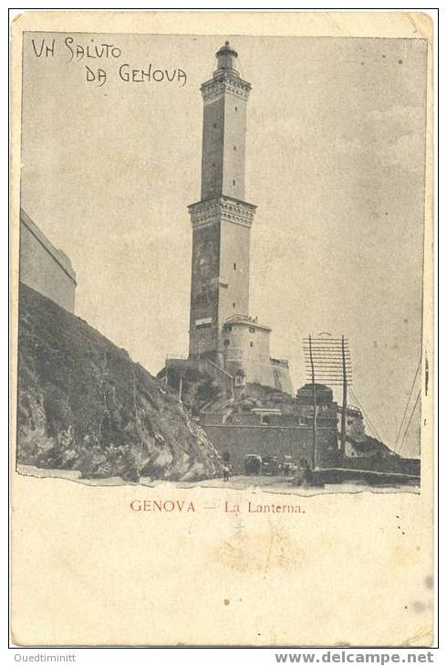 Italia.Un Saluto Da Genova.La Lanterna/Le Phare. - Faros