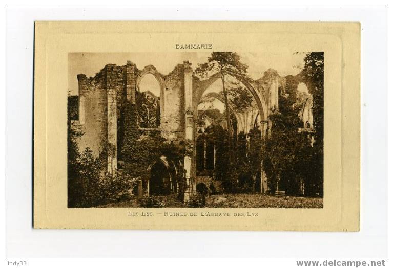 - DAMMARIE LES LYS . RUINES DE L'ABBAYE DES LYS - Dammarie Les Lys