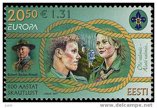 Estonia 2007. Europa CEPT, Scout Movement - 2007