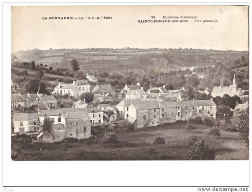 CPA----72----Saint Leonard Des Bois----VUE GENERALE - Saint Leonard Des Bois