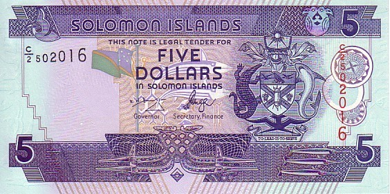 SOLOMON ISLANDS   5 Dollars  Non Daté    ***** BILLET  NEUF ***** - Salomons