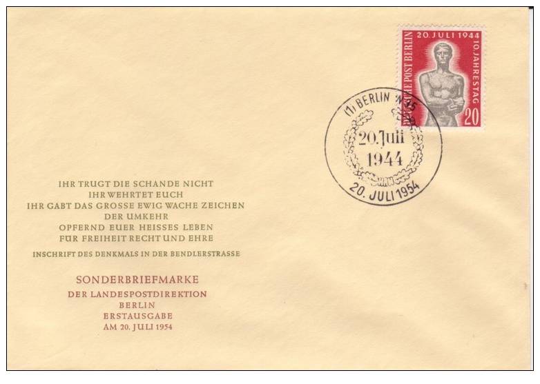 GERMANY BERLIN FDC MICHEL 119 - Other & Unclassified