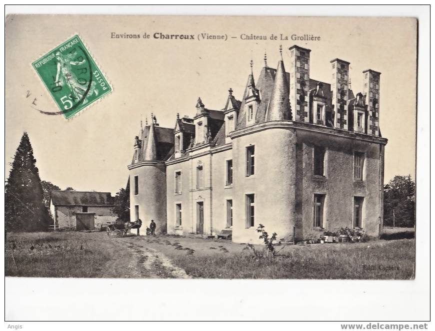 CPA---86----CHARROUX---CHATEAU-----CHATEAU De La GROLLIERE - Charroux