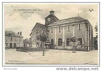 CPA 18 CHATEAUMEILLANT - Le Chapitre (Marche Couvert) - Meillant