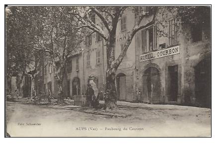 83 - AUPS - Faubourg Du Couvent - Aups