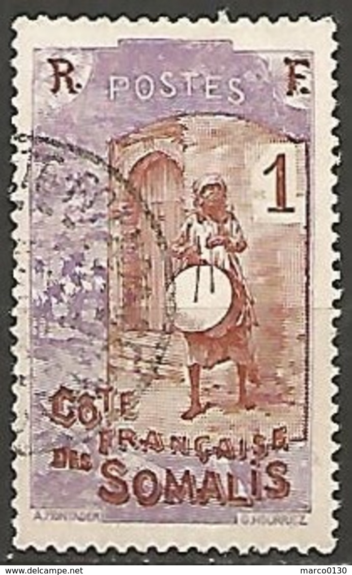 COTE DES SOMALIS N° 83 OBLITERE - Used Stamps