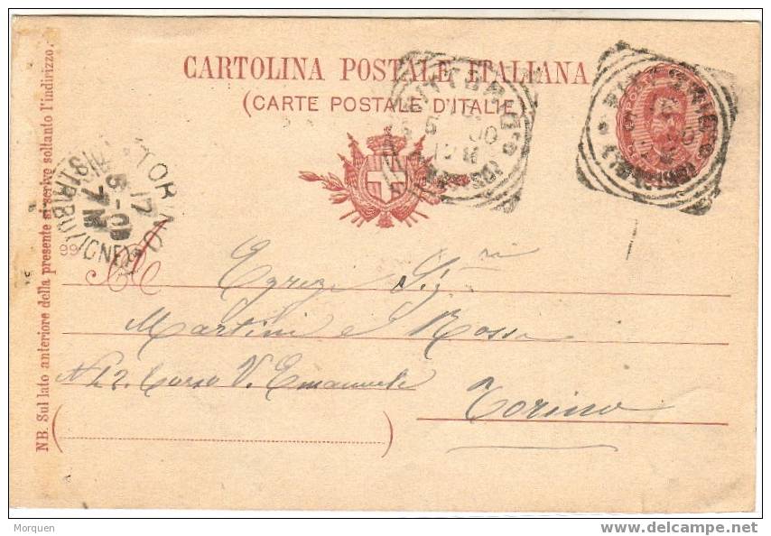 Entero Postal  Italia VITTORIO 1900 - Entiers Postaux