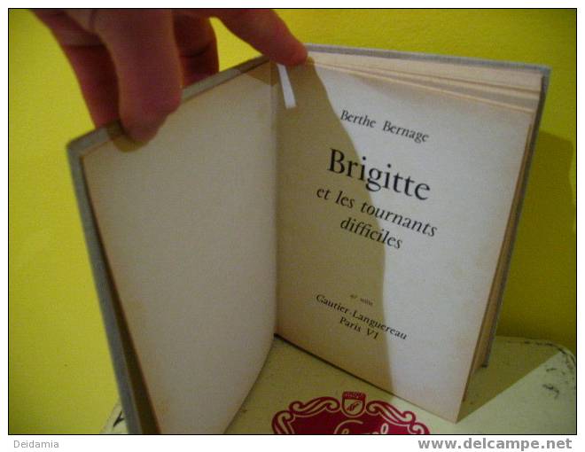 BRIGITTE ET LES TOURNANTS DIFFICILES. EO DE 1959 - Aventure