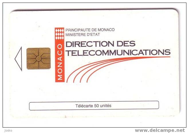 MONACO - Direction Des Telecommunications - Monace