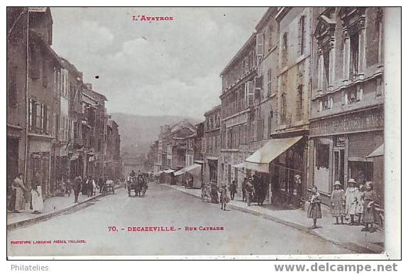 DECAZEVILLE  RUE CAYRADE  1919 - Decazeville