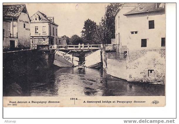 Le Pont Détruit (1914) - Picquigny