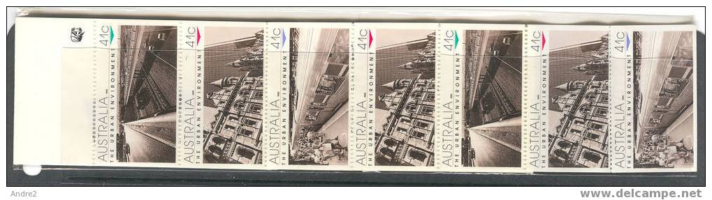Australia 1989 The Urban Environment. Booklet Pane With Logo "NZ 1990 World Stamp Exhibition" - Andere (Aarde)