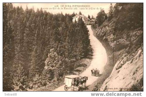 ARRIVEE AU COL DE LA FAUCILLE COTE DE GEX - Gex