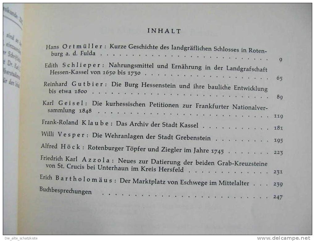 Zeitschrift Des Vereins Für Hessische Geschichte Und Landeskunde 1970 -  Band 81   * * * - Hesse