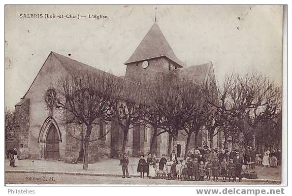 SALBRIS   L EGLISE  1911 - Salbris