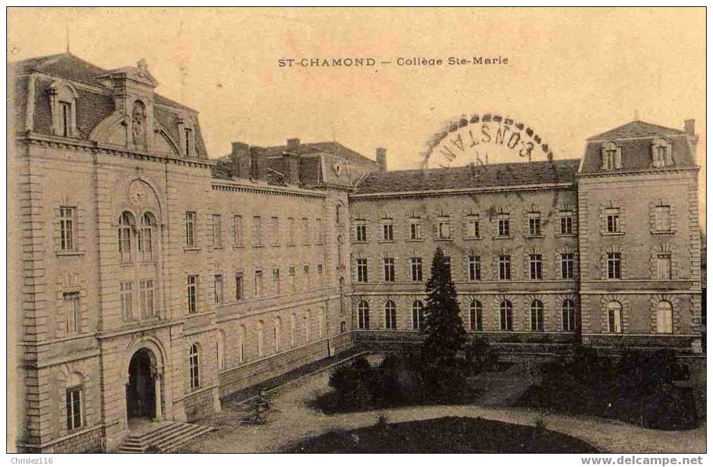 42 ST CHAMOND Collège Ste Marie  1912 - Saint Chamond