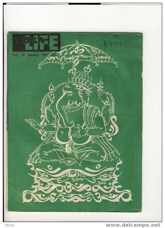 "YOGA LIFE" N° 1, Januray 1981, Vol 14 - Religion/ Spiritualisme