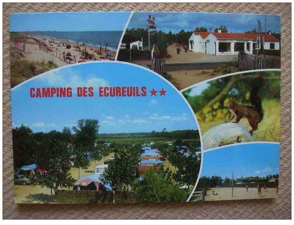 85  SAINT HILAIRE DE RIEZ  CAMPING DES ECUREUILS - Saint Hilaire De Riez