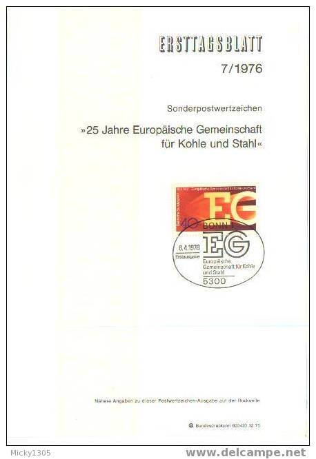 Germany - ETB 7/76 (Z093)- - 1974-1980