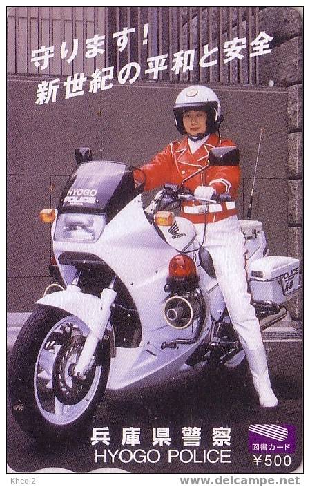 Carte Japon Sport MOTO POLICE Motorrad Polizei Motor Bike Card - 4 - Police