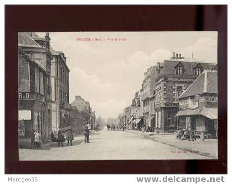 14624 Briouze Rue De Flers édit.paisant Animée Belle Carte Magasin Café Restaurant , Optique ... - Briouze