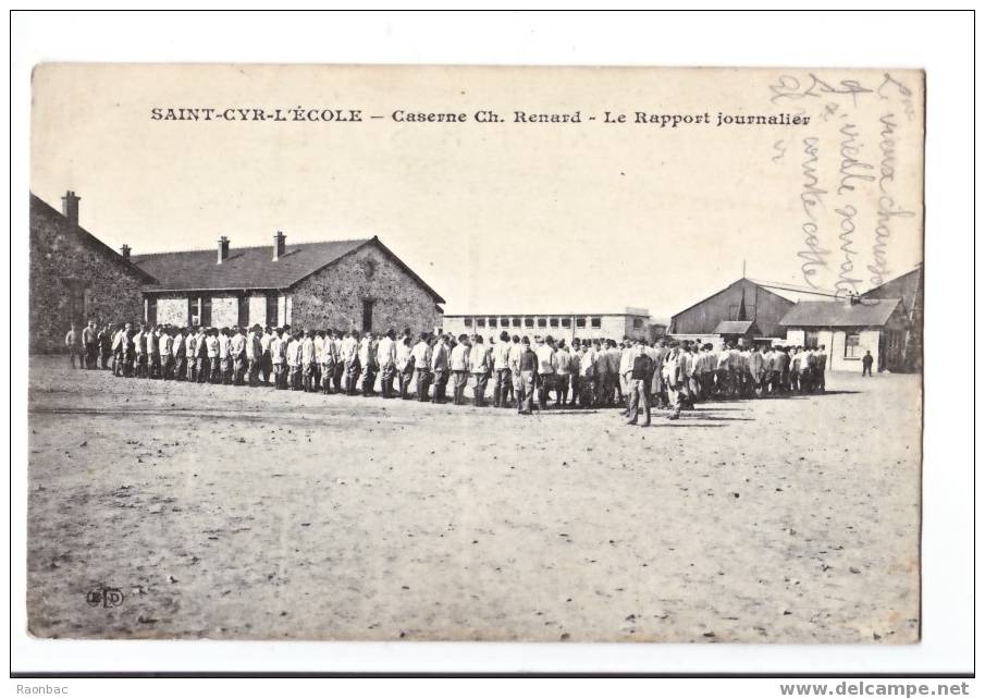 CPA---78----Saint Cyr L'Ecole-------CASERNE CH.RENARD------RAPPORT----MILITARIA - St. Cyr L'Ecole