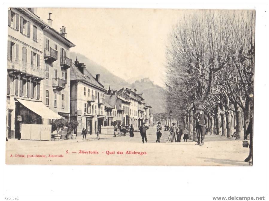 CPA---73-----ALBRERTVILLE----QUAI DES ALLOBROGES - Albertville