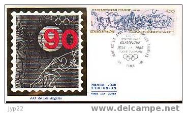 Jolie FDC France 2-06-1984 Paris Jeux Olympiques De Los Angelès - Estate 1984: Los Angeles