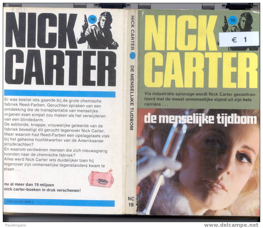 Nick Carter De Menselijke Tijdbom - Détectives & Espionnages