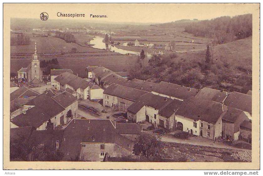 CHASSEPIERRE = Panorama  (Nels + L. Duparque) Vierge - Chassepierre