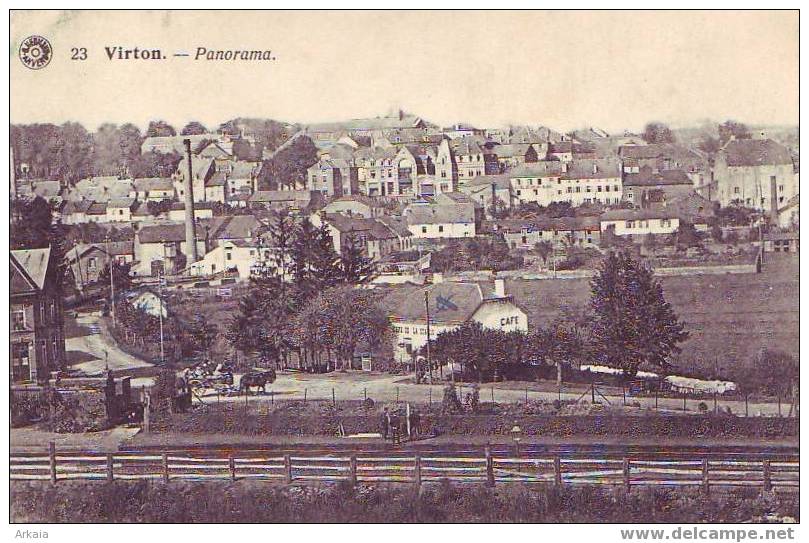 VIRTON = Panorama + Attelage  (G. Hermans  N° 23) 1626 - Virton