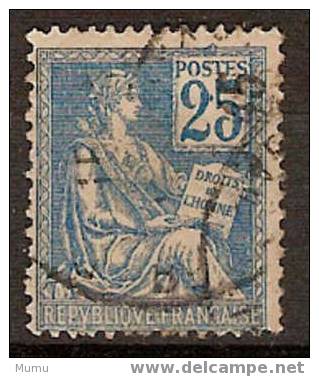 FRANCE  OB  YT  N° 114   COTE  10€ - 1900-02 Mouchon