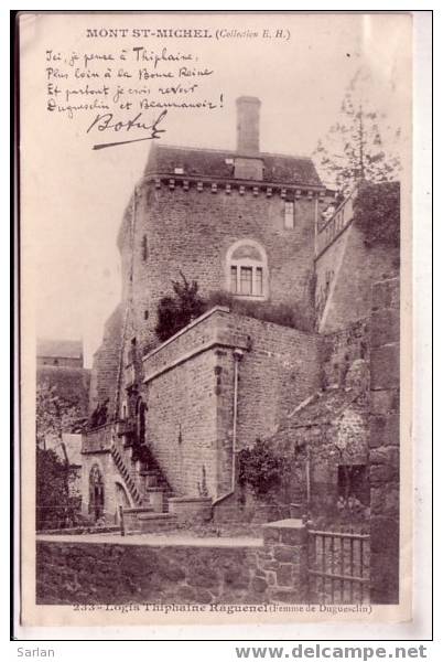 Lot Bq , 50 , MONT ST MICHEL , BOTREL , Hamonic N° 233 , Logis Thiphaine Raguenel , Femme De Duguesclin - Le Mont Saint Michel