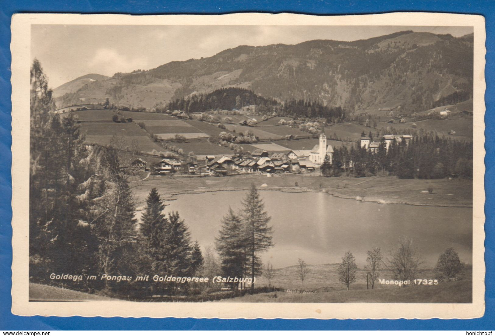 Österreich; Goldegg Am Pongau; Goldeggersee; Panorama; 1934 - Goldegg