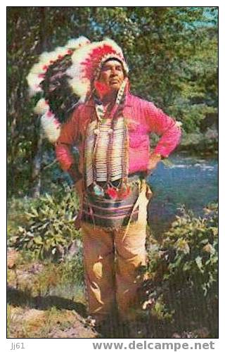 Etat Unis Jessie J Lossie Cherokee Indian Cpsm Année 1960 - Indianer