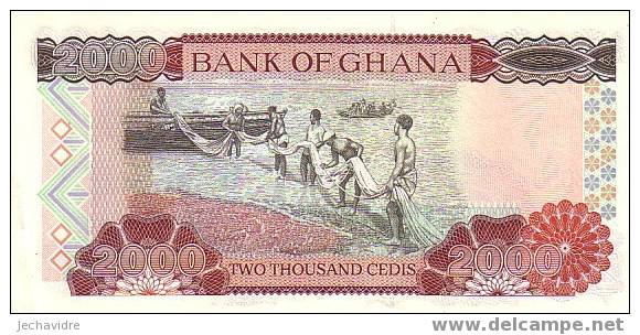 GHANA   2 000 Cedis   Daté Du 04-08-2003    Pick 33     ***** BILLET  NEUF ***** - Ghana