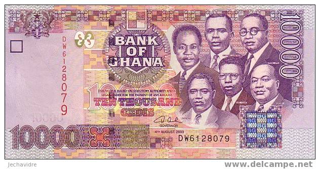 GHANA   10 000 Cedis   Daté Du 04-08-2003   Pick 35b     ***** BILLET  NEUF ***** - Ghana