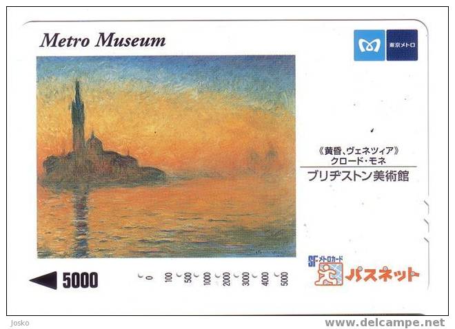 METRO MUSEUM (Japan Old Card) Painting Masterpiece Peinture Tableau Malerei Pittura Cuadro Quadro Schilderen Tableaux - Painting