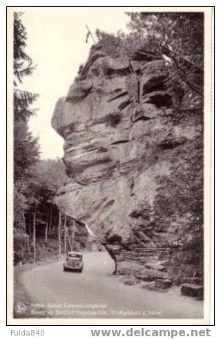 CPA.    La Petite Suisse Luxembourgeoise. Route De Berdorf-Vogelsmühle, (Chaire)   1950. - Berdorf