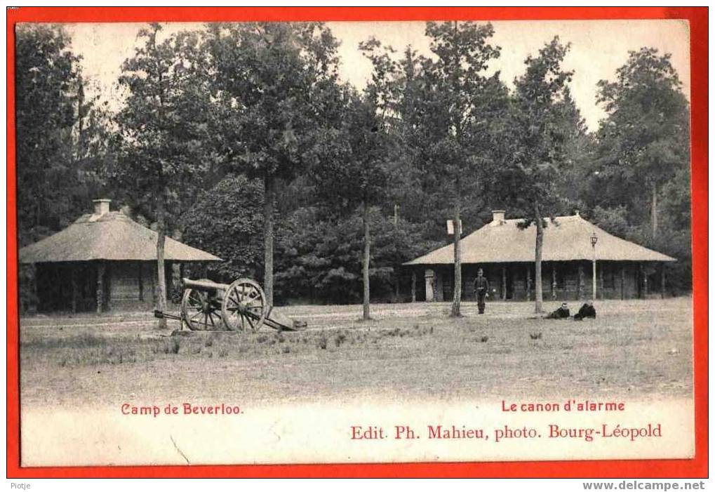 * Leopoldsburg - Bourg Léopold (Camp De Beverloo) * Limburg, Canon D'alarme,kanon,soldat,caserne,kazerne,armée,army - Leopoldsburg (Beverloo Camp)