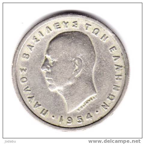 5 Drachmai 1954  Gréce - Grèce