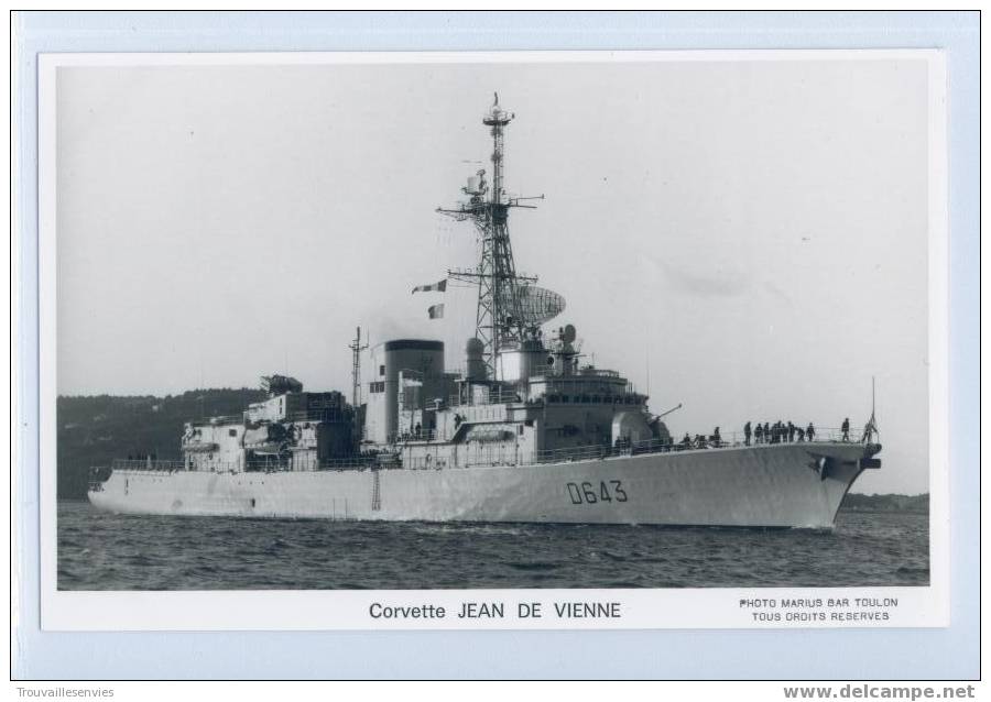 CORVETTE JEAN DE VIENNE - Krieg