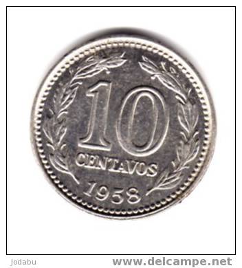 10centavos 1958  Argentine - Argentine