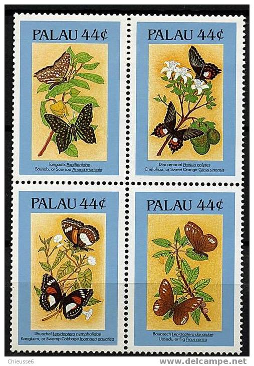 Palau ** N° 150 à 153 - Faune Et Flore - Palau