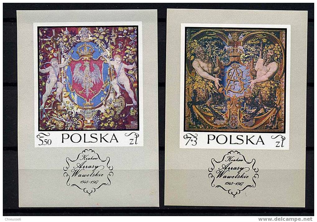 Pologne ** Bloc N° 48/49 - Tapisseries Du Château De Wawel - Blokken & Velletjes