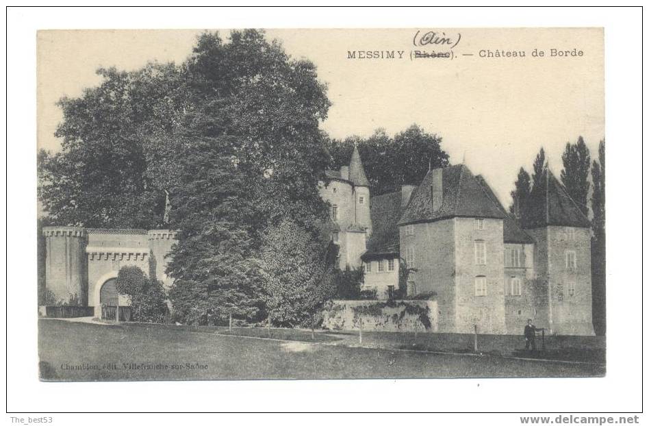 Messimy  -   Chateau De Borde - Pont-de-Vaux
