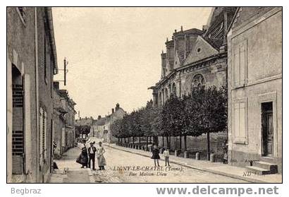 LIGNY LE CHATEL     12   RUE MAISON DIEU - Ligny Le Chatel