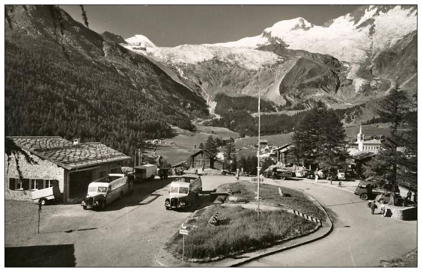 SUISSE - SAAS FEE - AUTO-POST - AUTOBUS - Automobile Poste - Saas-Fee