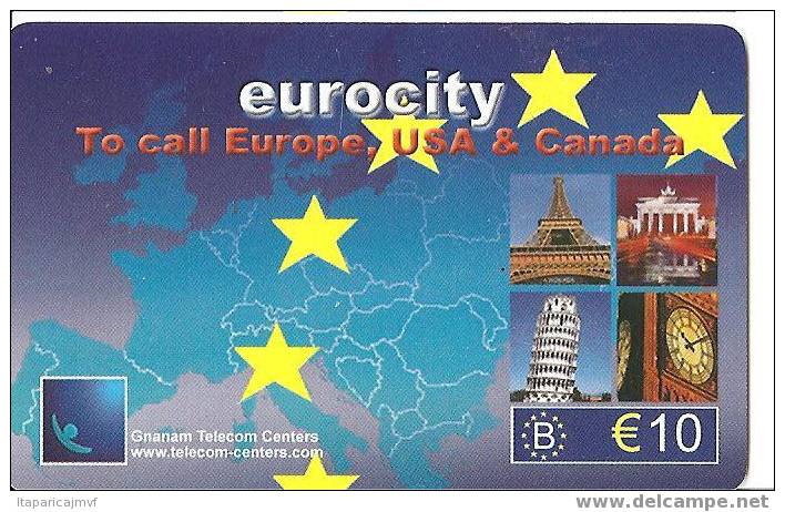 Eurocity - Cartes GSM, Recharges & Prépayées